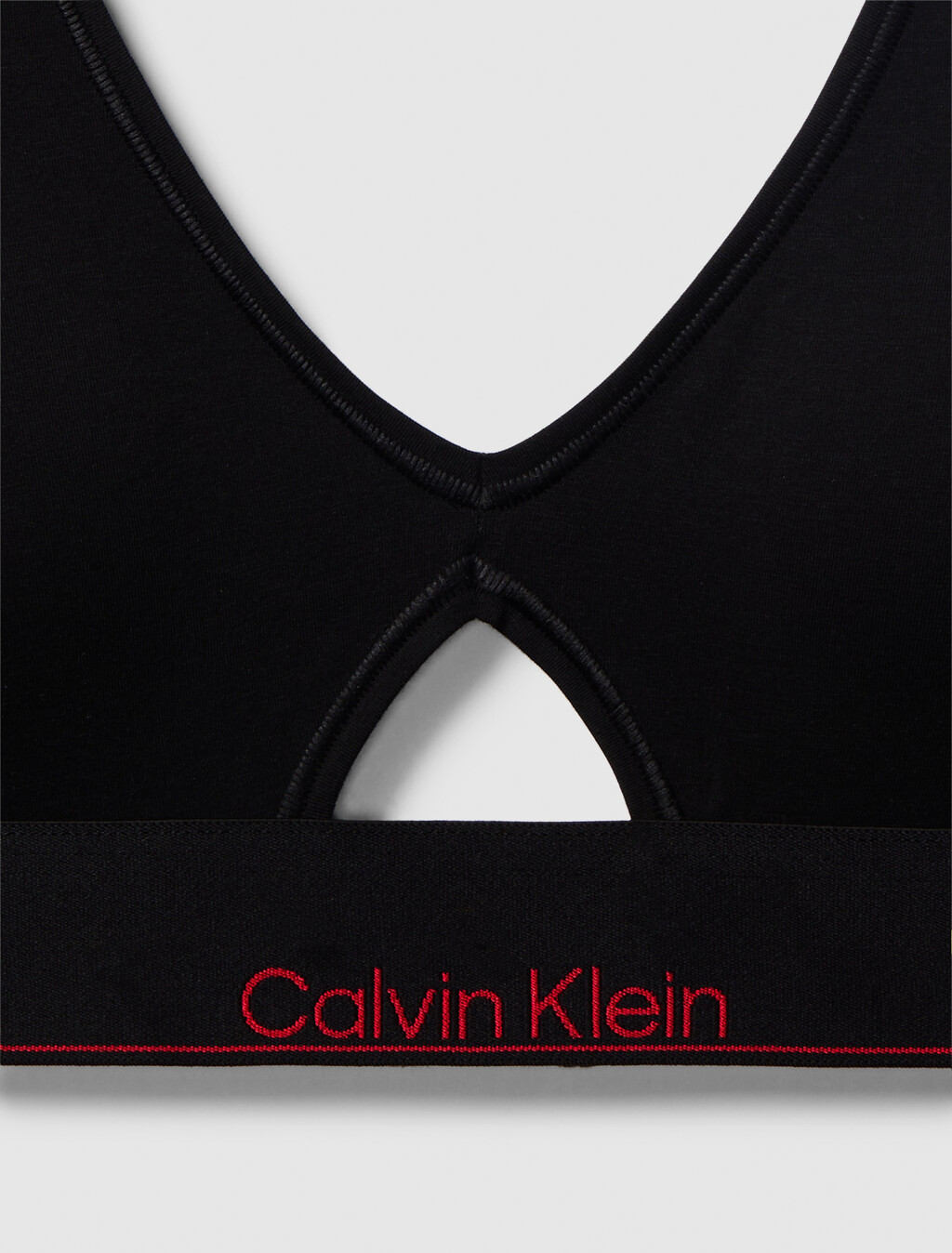 Icon Cotton 薄襯三角無鋼圈胸罩, Black, hi-res