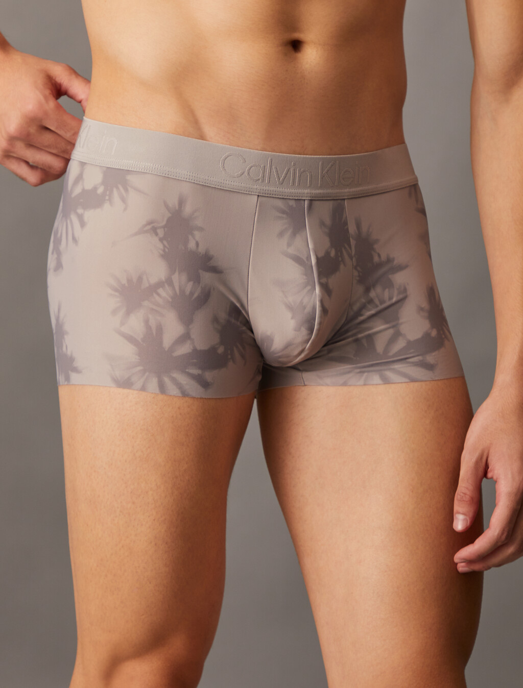 CK Black Print Low Rise Trunk, TIE DYE SHADOWS_ASH, hi-res