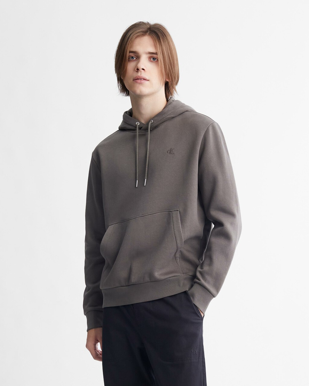 Archive Logo Fleece Hoodie, Beluga, hi-res