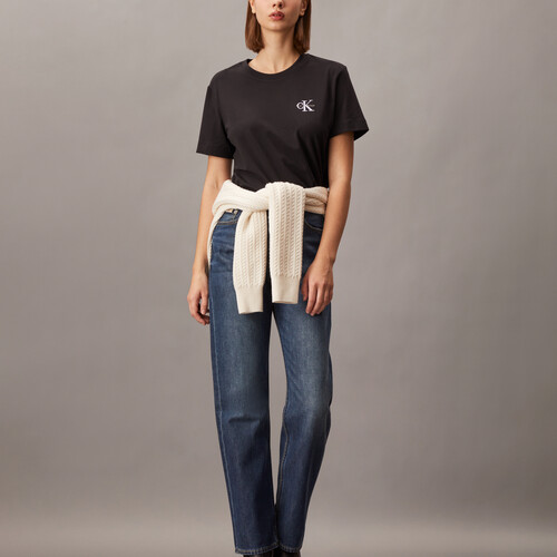 37.5 高腰直筒牛仔褲 Denim Dark