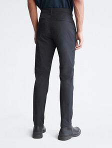 Calvin Klein Athletic Slim Stretch Woven Chinos, Black Beauty, hi-res