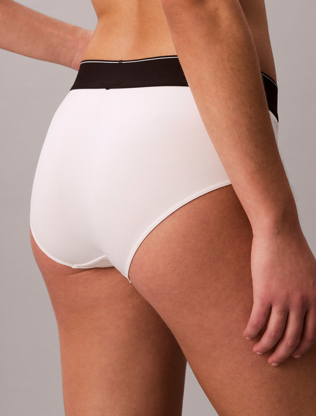 CK Graphic 低腰內褲, White, hi-res