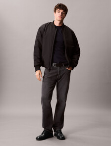 Stretch Cotton Slim Tee, Dark Sapphire, hi-res