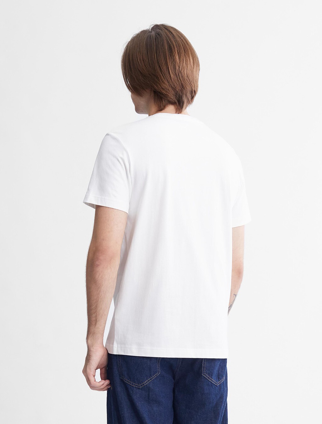 Hyper Real 盒子標誌 T 恤, Bright White, hi-res
