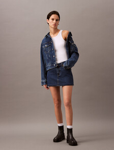 立體剪裁羅紋背心, Brilliant White, hi-res