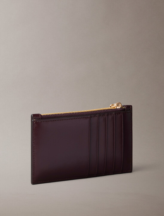 Leather Zip Card Holder