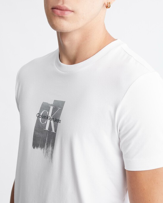 Metallic Foil Monogram Organic Cotton Tee