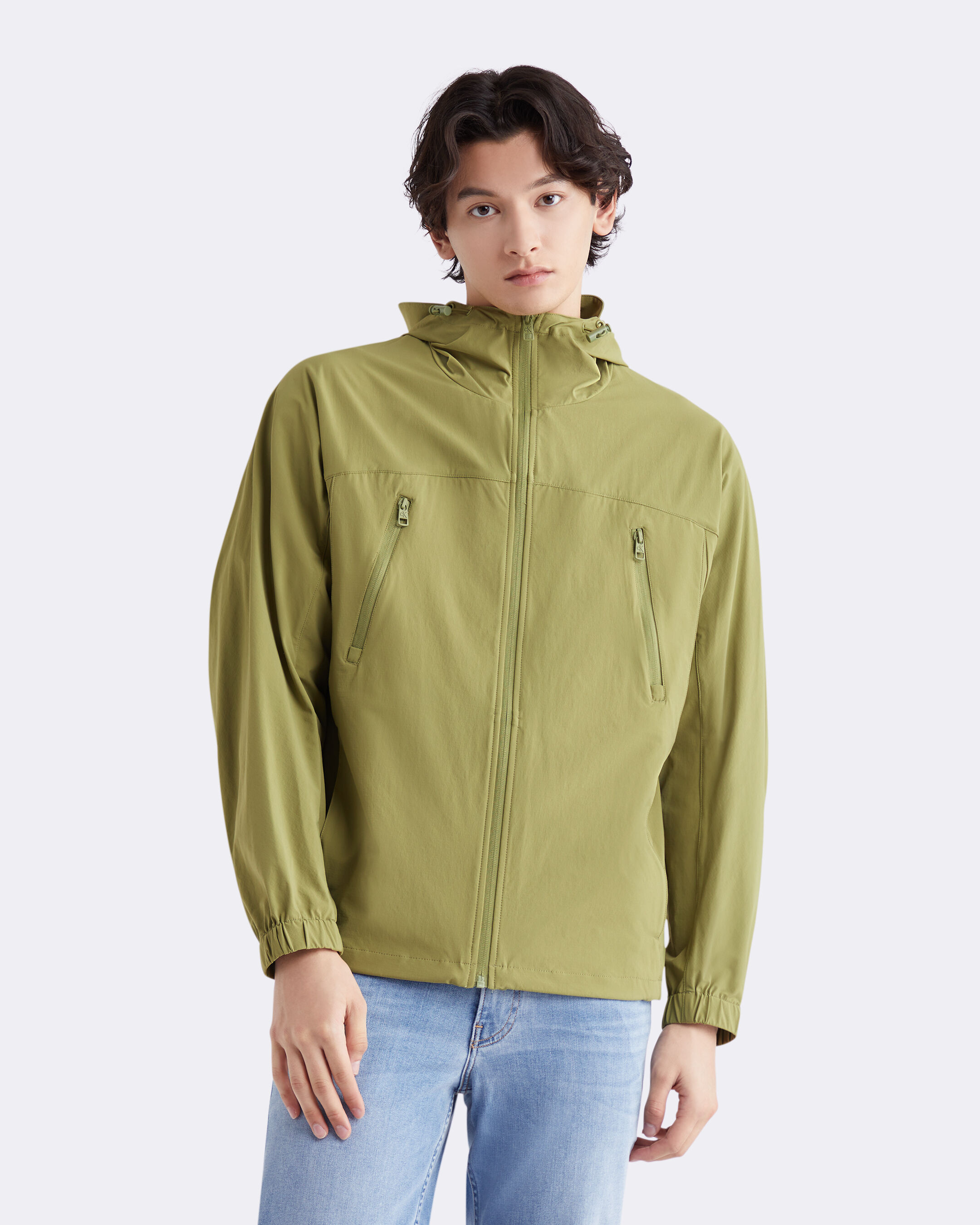 Calvin klein jeans hooded jacket top