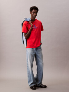 Monogram T-shirt, Red Alert, hi-res