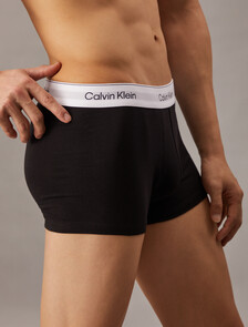 Icon 彈性棉質平口內褲 3 件組, Grey Heather/White/Black, hi-res