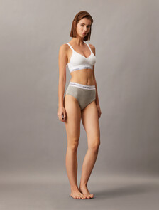 Icon Cotton 提托型無鋼圈胸罩, White, hi-res