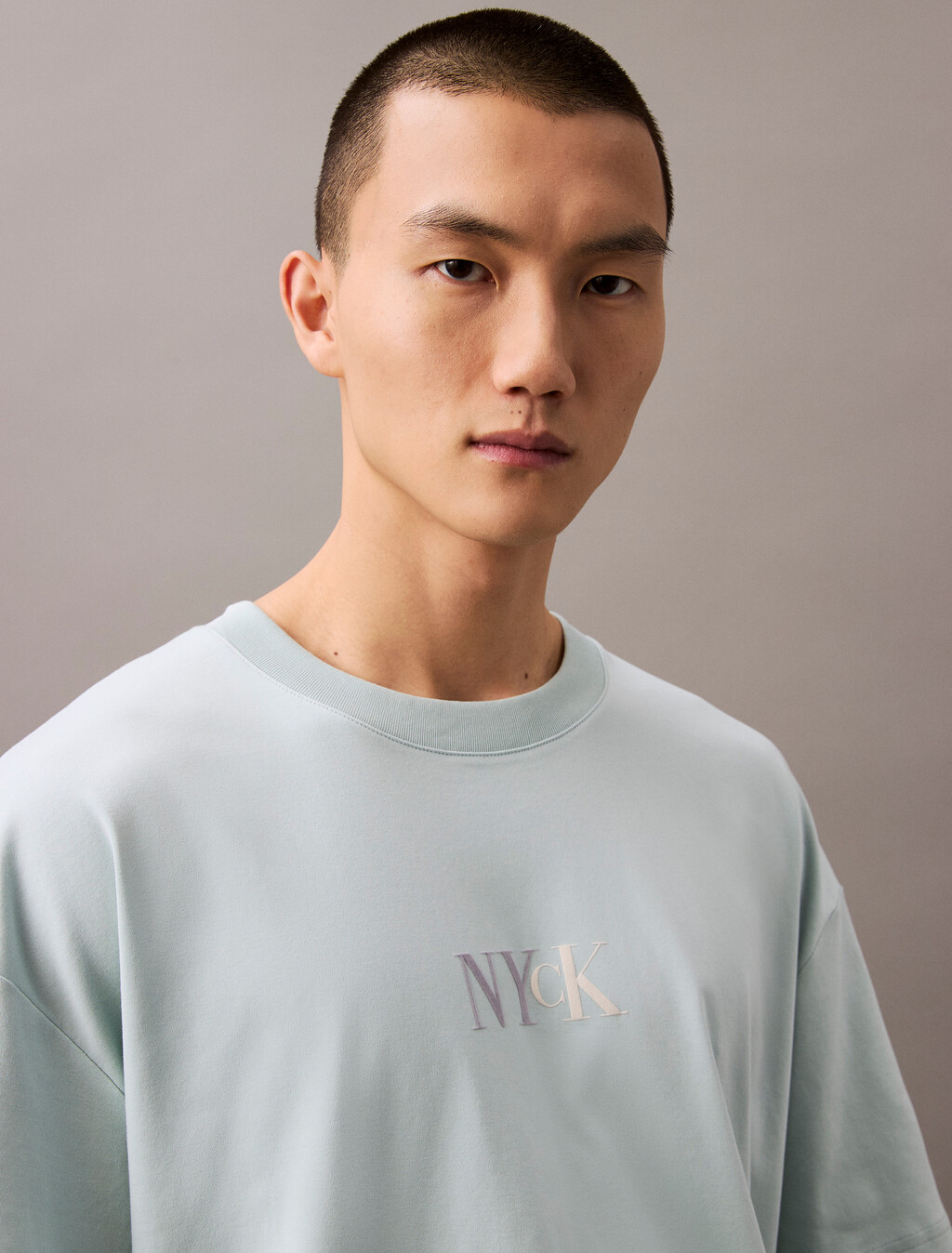 NYCK 印花圖案 T 恤, Harbor Gray, hi-res