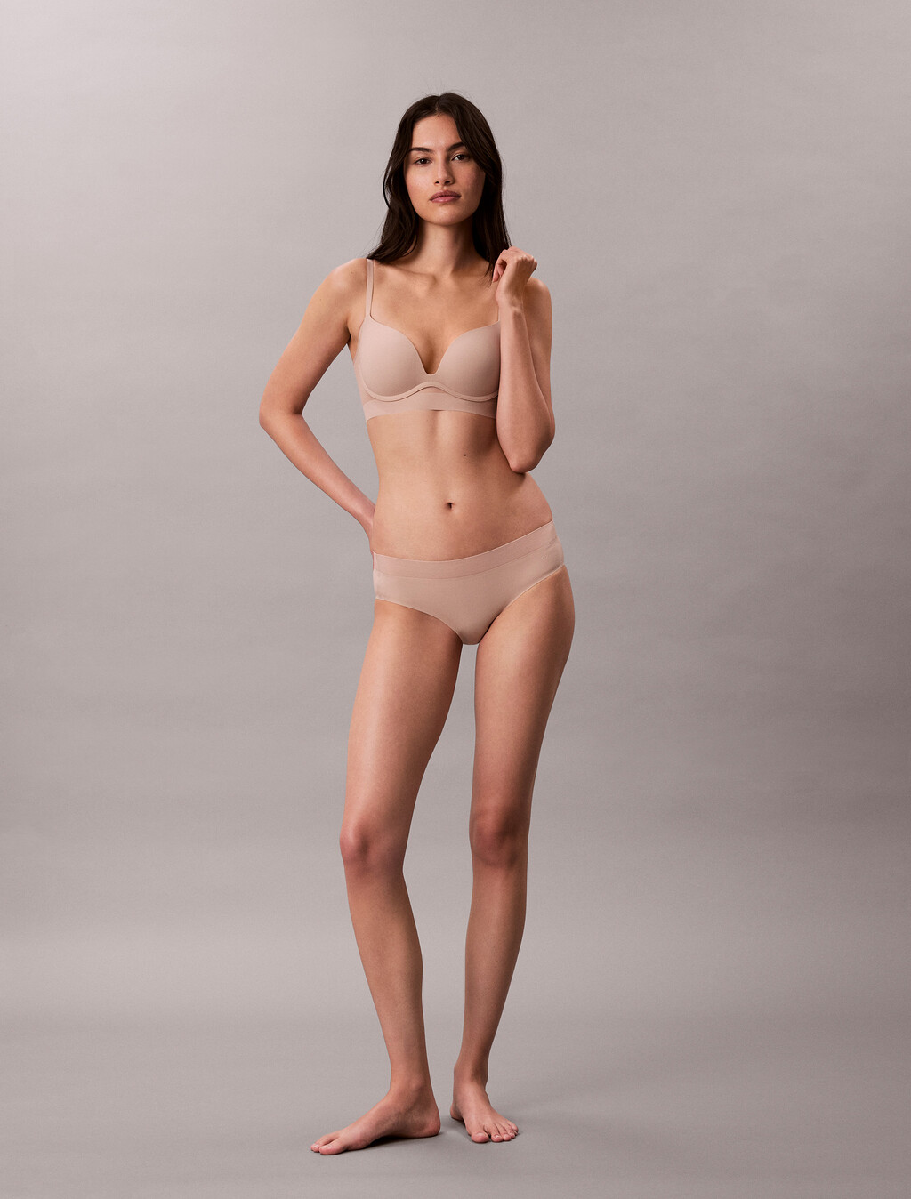 Invisibles Push Up Plunge Bra, Cedar, hi-res