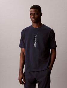 Performance Cotton Blend Gym T-shirt, Shoreline, hi-res