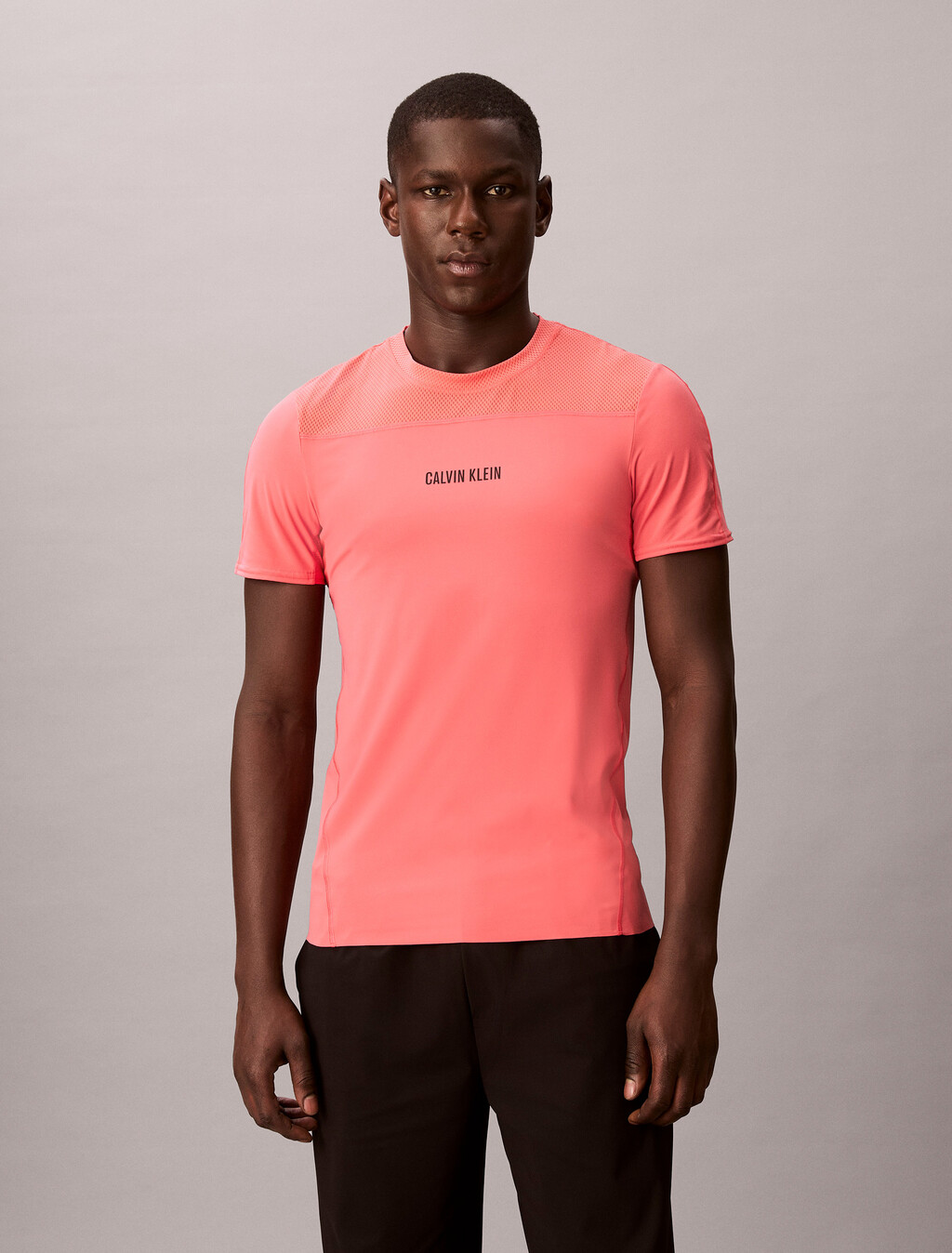 Intense Power 健身 T 恤, Punch Pink, hi-res