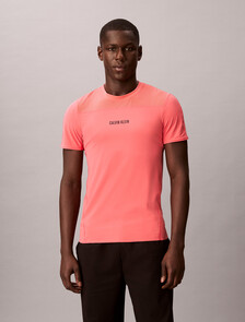 Intense Power 健身 T 恤, Punch Pink, hi-res