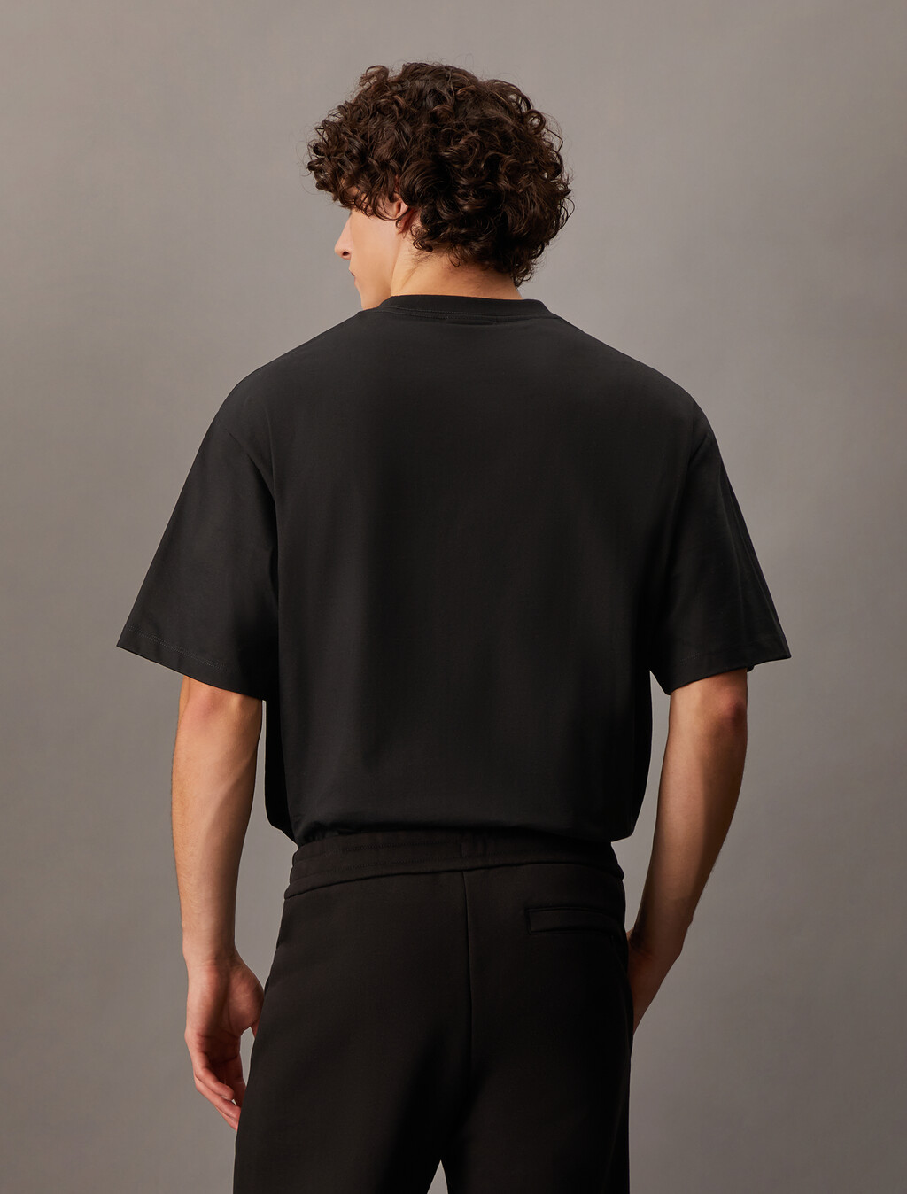 Monogram 標準版型 T 裇, Black, hi-res