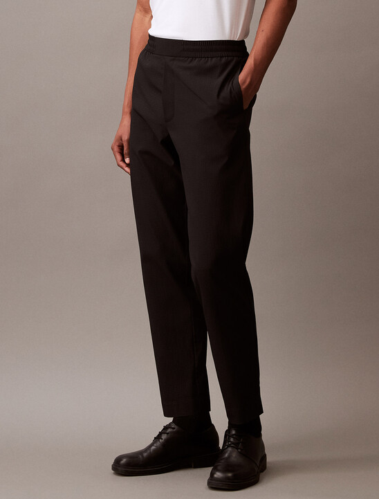 Seersucker Pull-On Pants