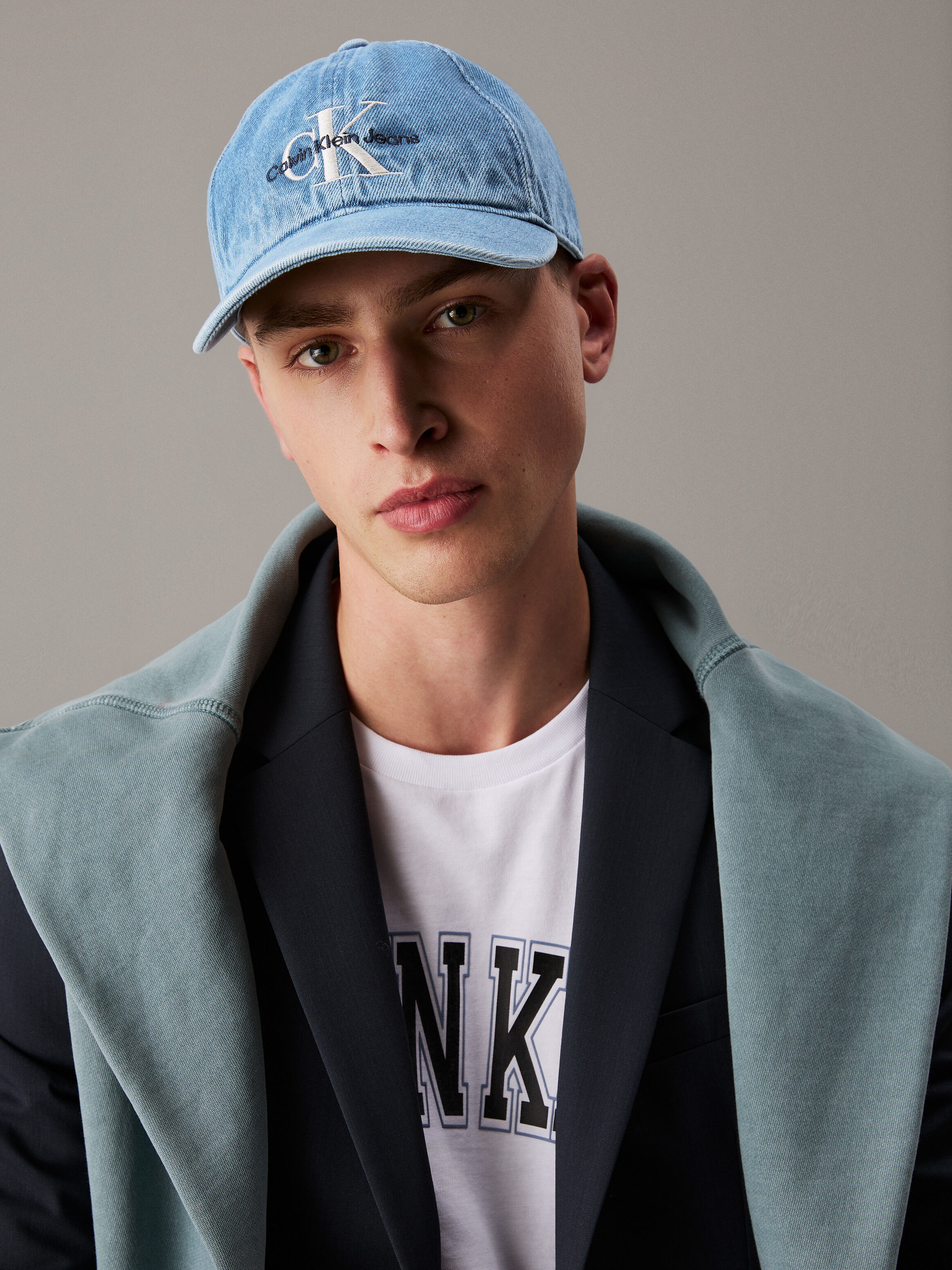商品画像：NWT Calvin Klein Men's Embroidered CK Logo Baseball Hat 3