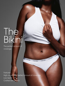 Icon 棉質莫代爾比基尼內褲, Grey Heather, hi-res