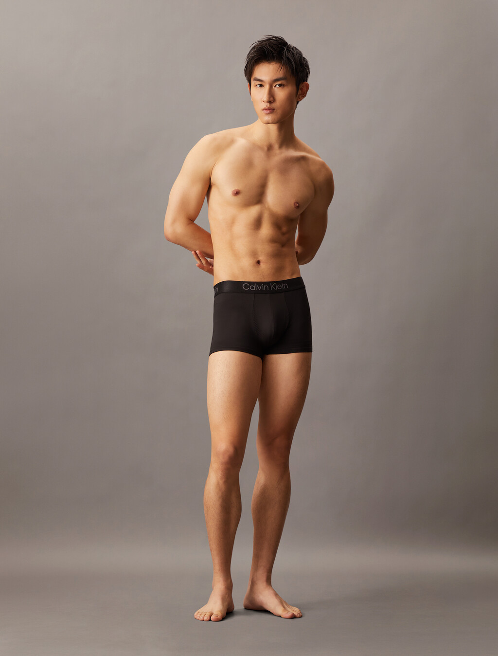 CK Pro Fit Micro Low Rise Trunks, Black, hi-res