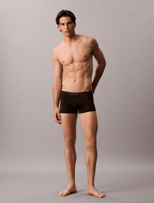 CK Black Microfiber Stretch Low Rise Trunk, Black, hi-res