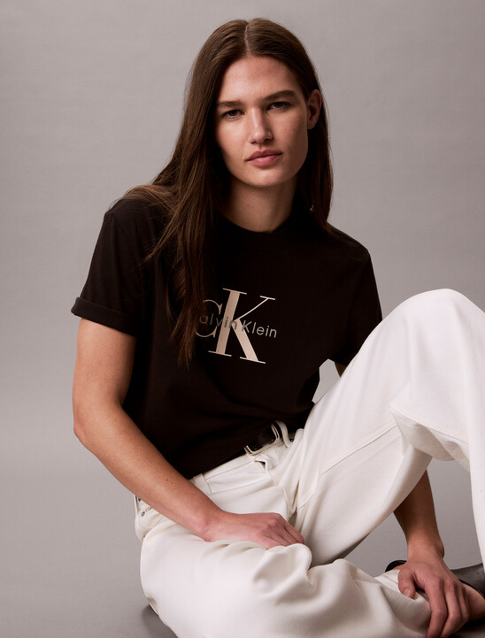Washed Cotton Monogram T-shirt