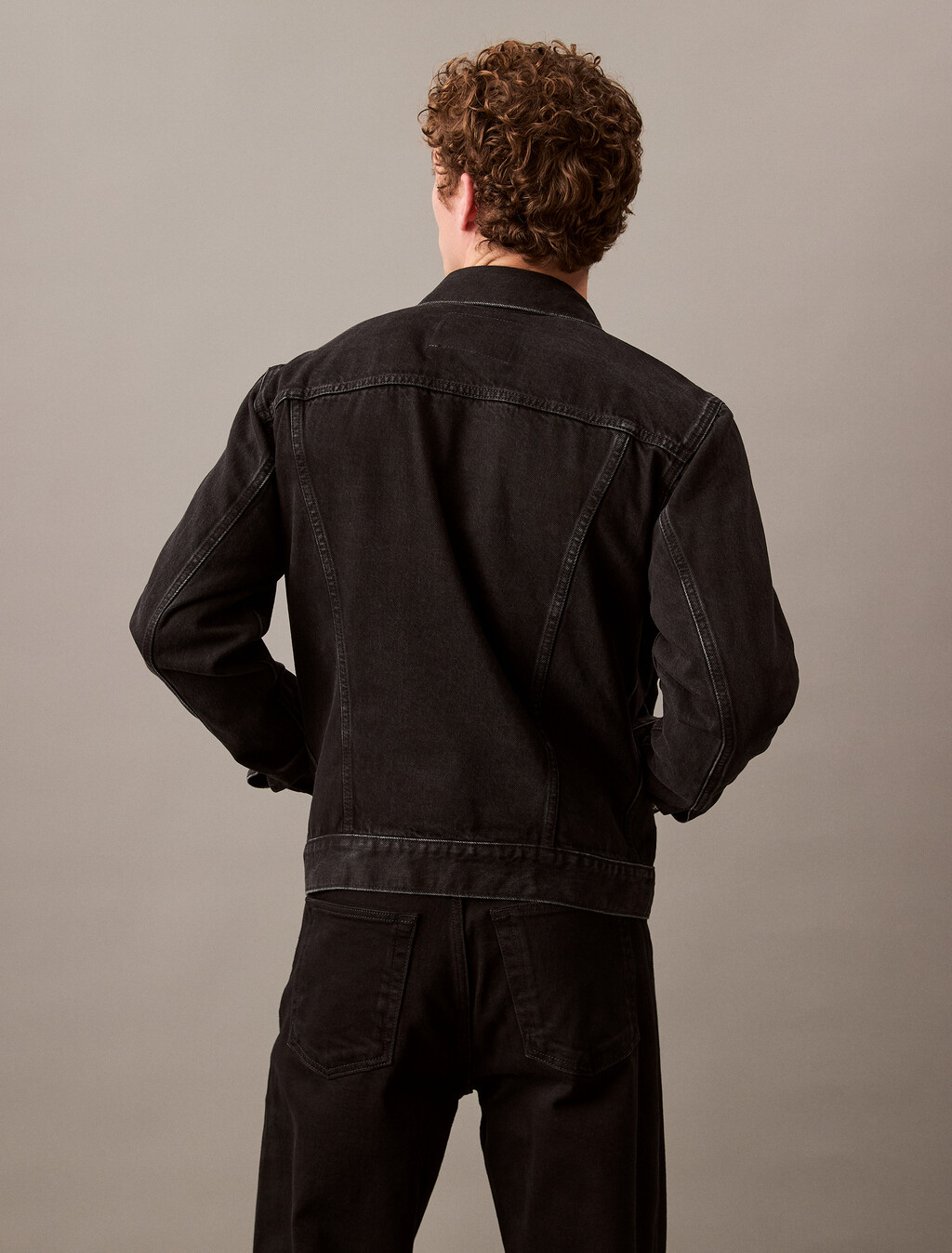 Classic Trucker Jacket, 205 BLACK, hi-res