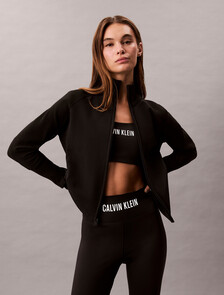 技術混合材質中層外套, Black, hi-res