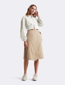 Ruched Sleeve Jacket, LUNAR ROCK, hi-res