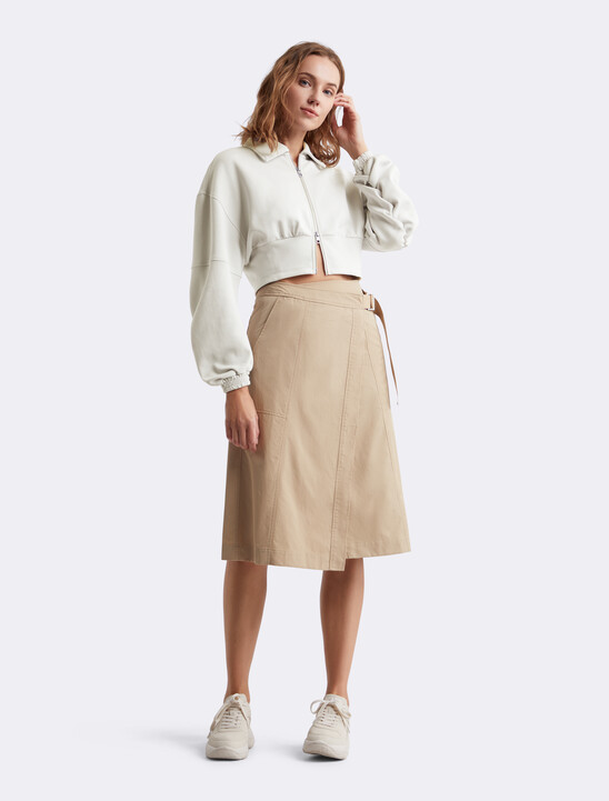 Ruched Sleeve Jacket