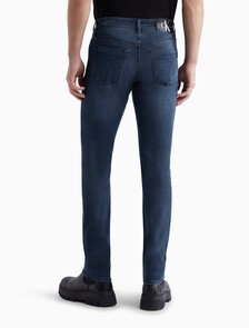 37.5 雙彈力修身窄口牛仔褲, Denim Dark, hi-res