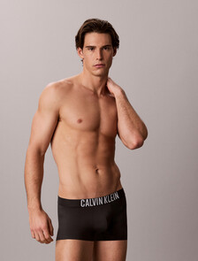 Intense Power Motion 低腰平口內褲, Black, hi-res