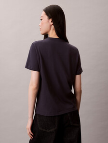 Glossy Metallic Logo T-shirt, Inkwell, hi-res