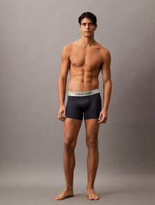 Brushed Microfibre Stretch Boxer Brief, Blue Nights, hi-res