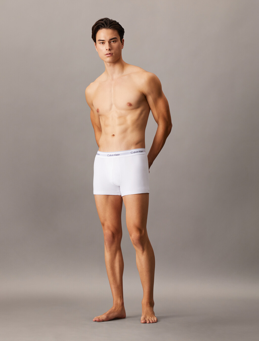 Icon Cotton Stretch Trunks 2 Pack, White, hi-res