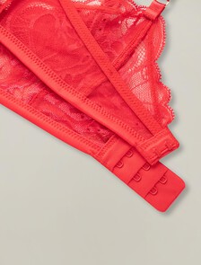 龍年蕾絲三角胸罩, ROUGE, hi-res