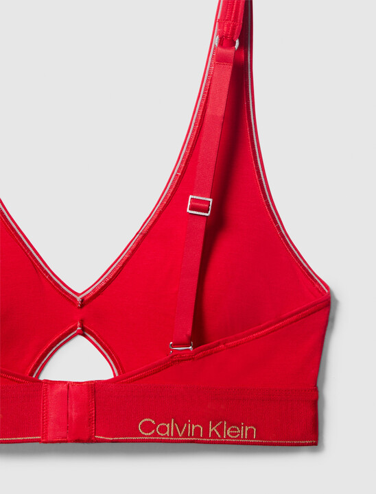 Icon Cotton Lightly Lined Triangle Bralette