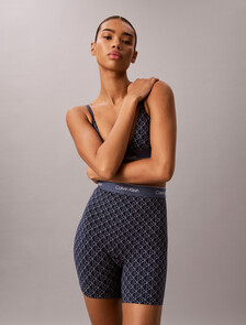 Icon Cotton Modal Shapewear Shorts, 21704 Denim Emblem Pageant Blue, hi-res
