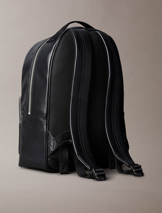 Embossed Monogram Backpack