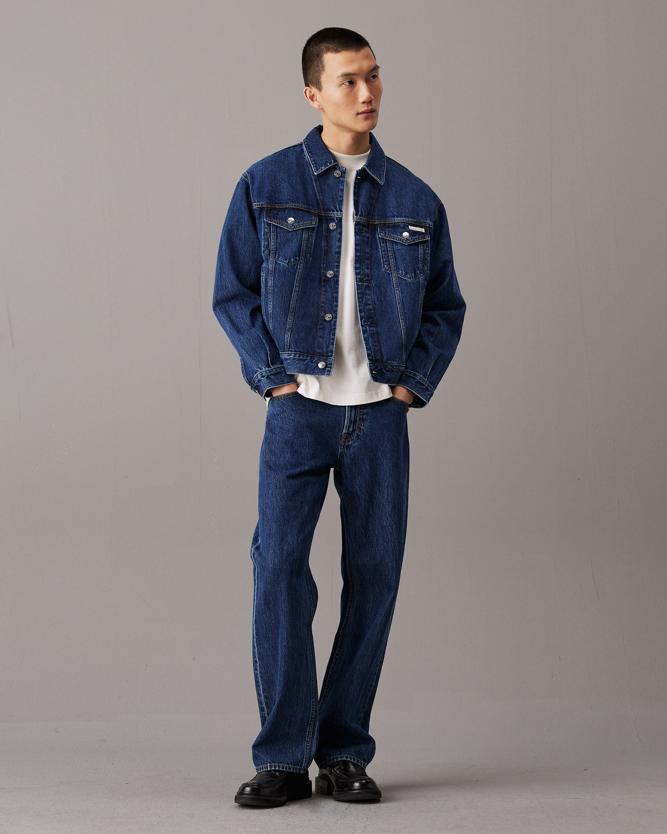 全商品オープニング価格！ | blue | Jeans Straight 90's Calvin Taiwan Klein ジャケット・アウター