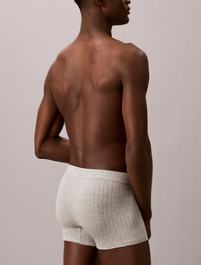 Trunks - Heritage Classic Cotton, grey heather w/ punch pink, hi-res