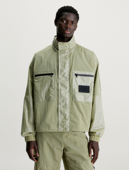 Relaxed Utility Track Jacket
