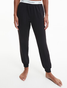 Icon Cotton 休閒運動褲, Black, hi-res