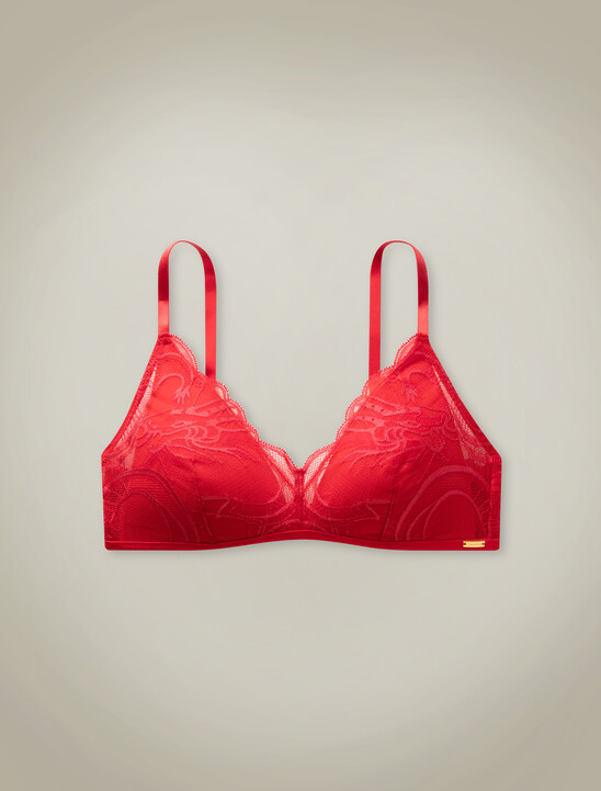 Year of the Dragon Lace Triangle Bra
