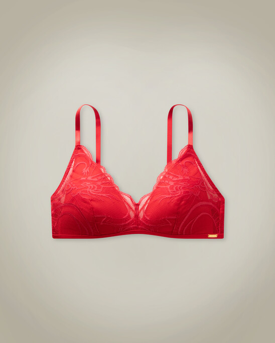 Year of the Dragon Lace Triangle Bra