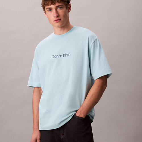 Calvin Logo 圓領上衣 Stratosphere