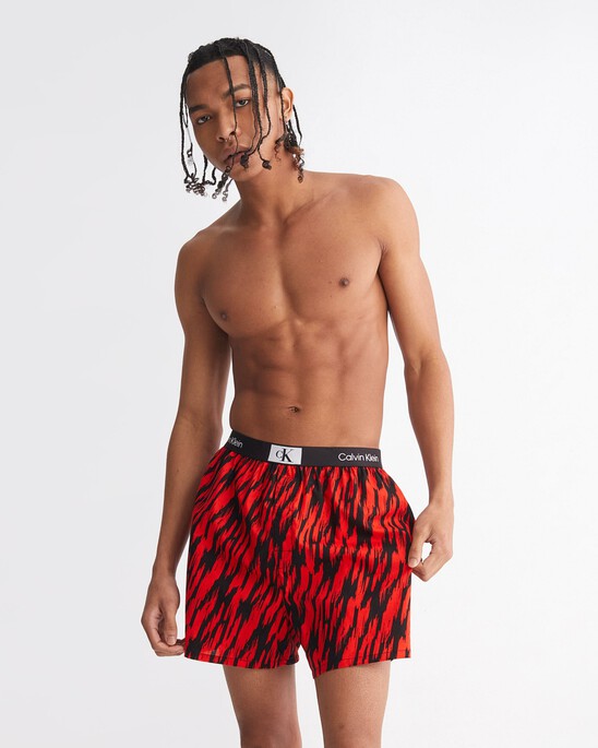 CALVIN KLEIN 1996 梭織棉質平口內褲