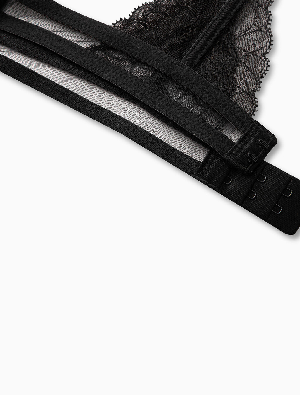 Lace Triangle Bra, BLACK, hi-res