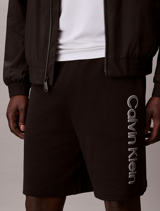 棉質毛圈印花短褲